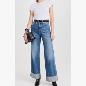 Veronica Beard Taylor Relaxed Wide Leg Jeans Bright Nova Wash Size 27💙